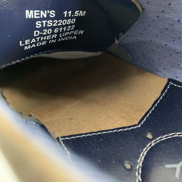 Sperry Top Sider Newman Oxford Nubuck Lace Up Shoes Size 11.5 M Mens Cream Beige - Picture 8 of 9